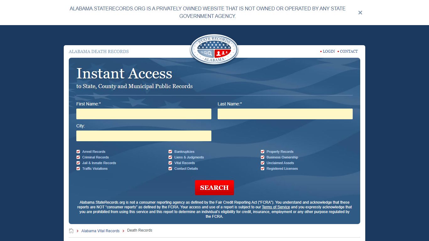 How to Find Alabama Death Records | StateRecords.org
